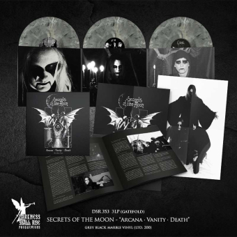 SECRETS OF THE MOON Arcana Vanity Death (The Demos Years) 3LP MARBLE , PRE-ORDER [VINYL 12"]